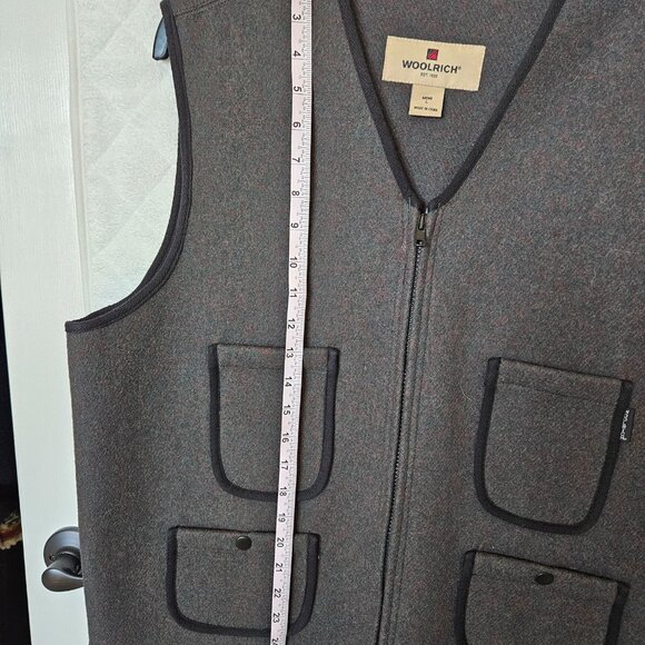 Vintage Woolrich Wool Men's Conductor/Hunting Vest - Picture 6 of 6